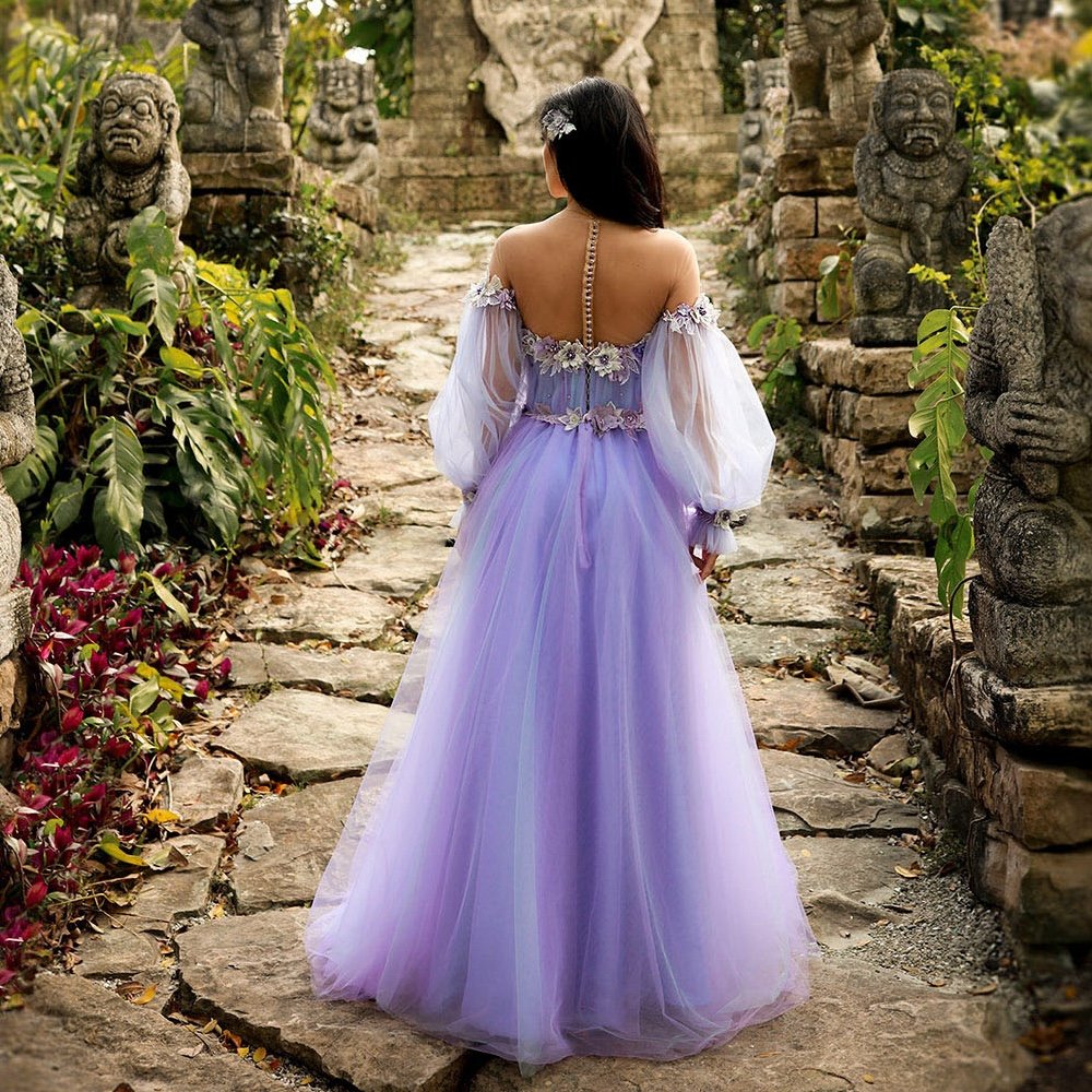 Beauty Photoshoot in Botanical Garden by Katrina Photography