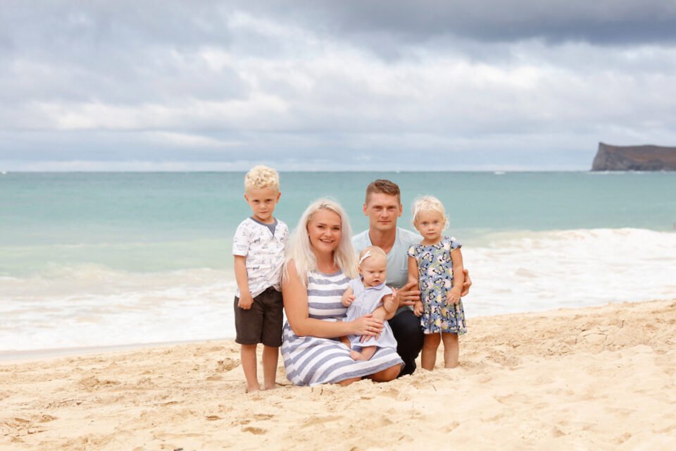 Naples family on the beach - photo by Katrina Photography