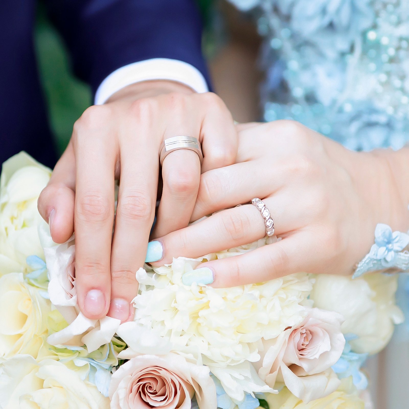 Newlyweds photo session - the rings photo by Katrina Photography